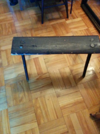 Handmade bench by my great grandfather